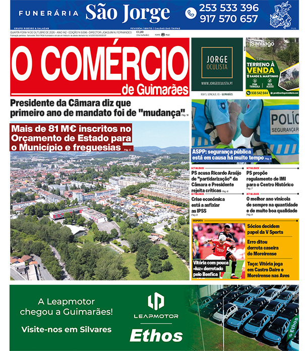 O Comércio de Guimarães – 14-10-2026